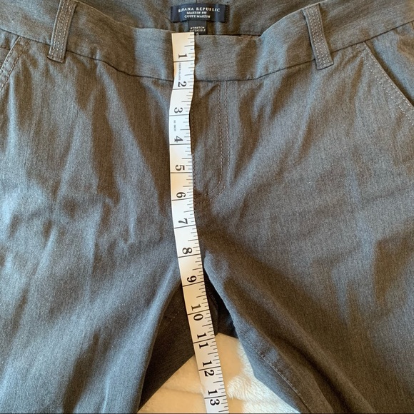 Banana republic Martin fit work trouser pants straight leg pant grey business - Picture 7 of 14